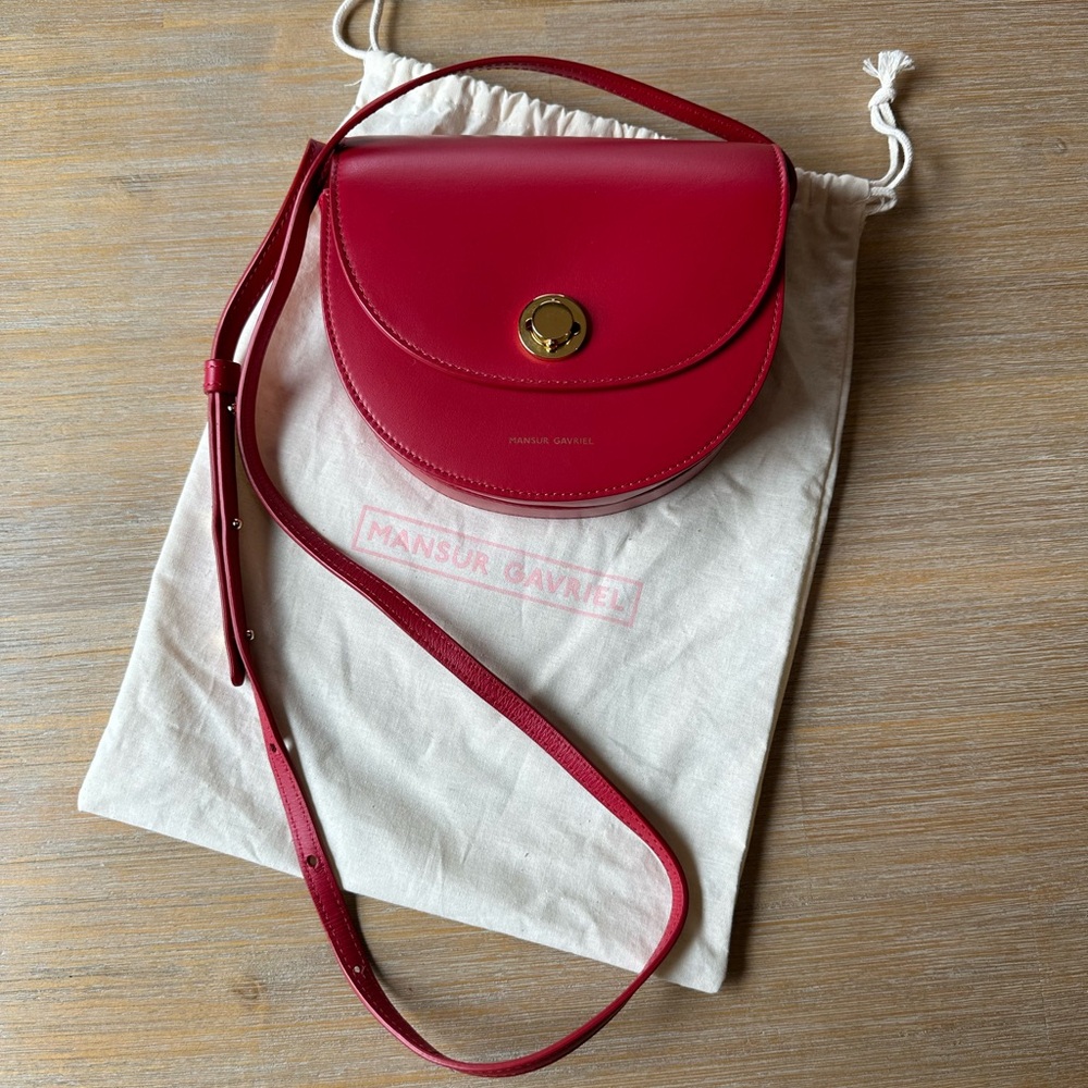 Mansur Gavriel Mini Saddle Bag